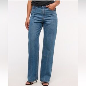 Abercrombie & Fitch Blue Straight Leg Jeans